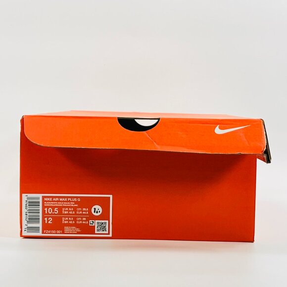 Nike Air Max Plus Golf \'Black White Gold\' FZ4150-001 Multi Size main image 8